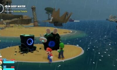 Removing the Lock from the Cannon on Beacon Beach