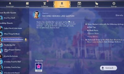 Disney Dreamlight Valley - No One Heroes Like Gaston quest