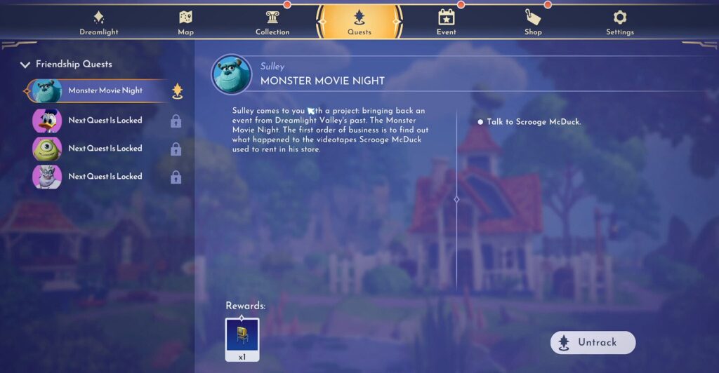 Disney Dreamlight Valley: How to Complete Monster Movie Night Quest ...