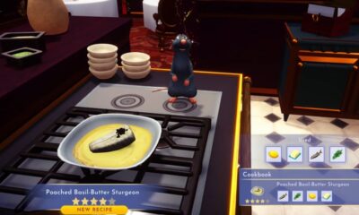 Disney Dreamlight Valley: How to Make Poached Basil-Butter Sturgeon