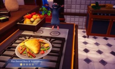 Disney Dreamlight Valley: How to Make Pan-Seared Bass & Vegetables
