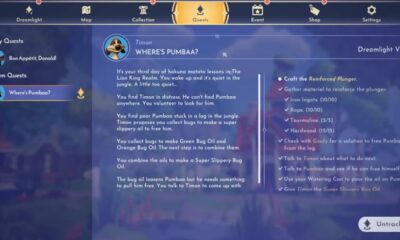 Disney Dreamlight Valley: Where’s Pumbaa Quest Walkthrough