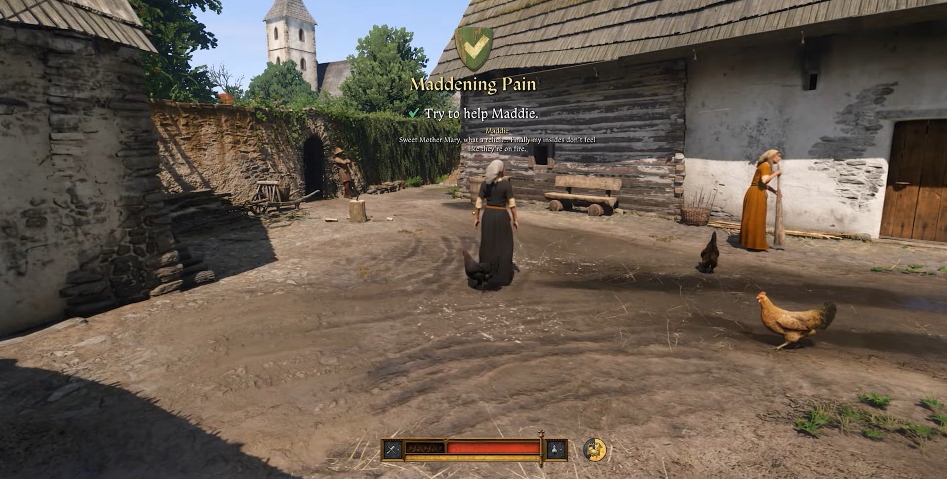 how to help maddie in kingdom come deliverance 2