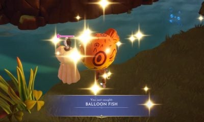 where to find and catch balloon fish in disney dreamlight valley