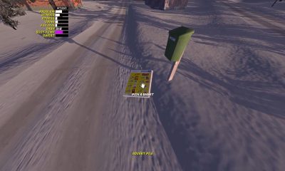 how to get and complete the advert delivery job in my winter car