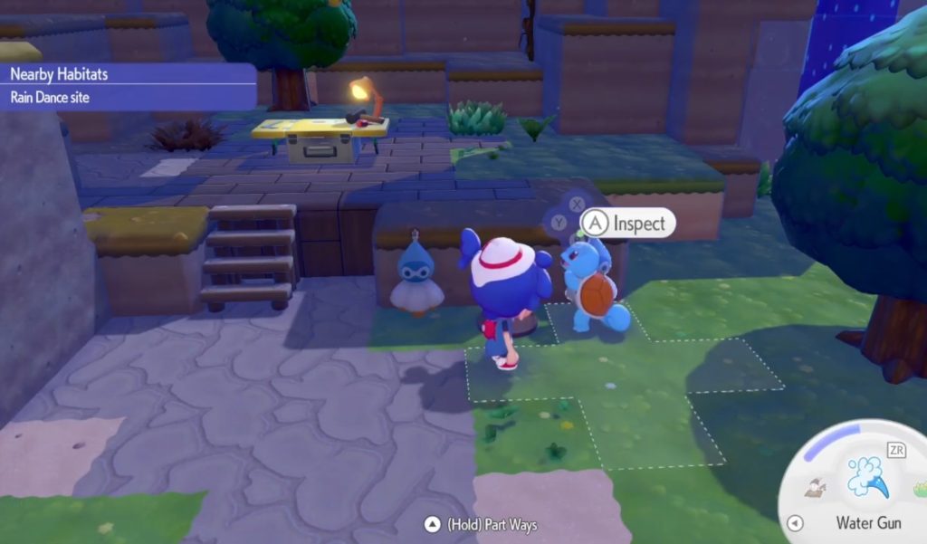 Create a Rain Dance Site Habitat