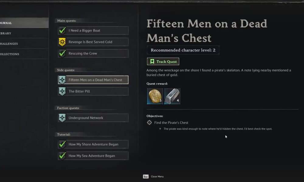 Windrose: Fifteen Men on a Dead Man’s Chest Quest Walkthrough