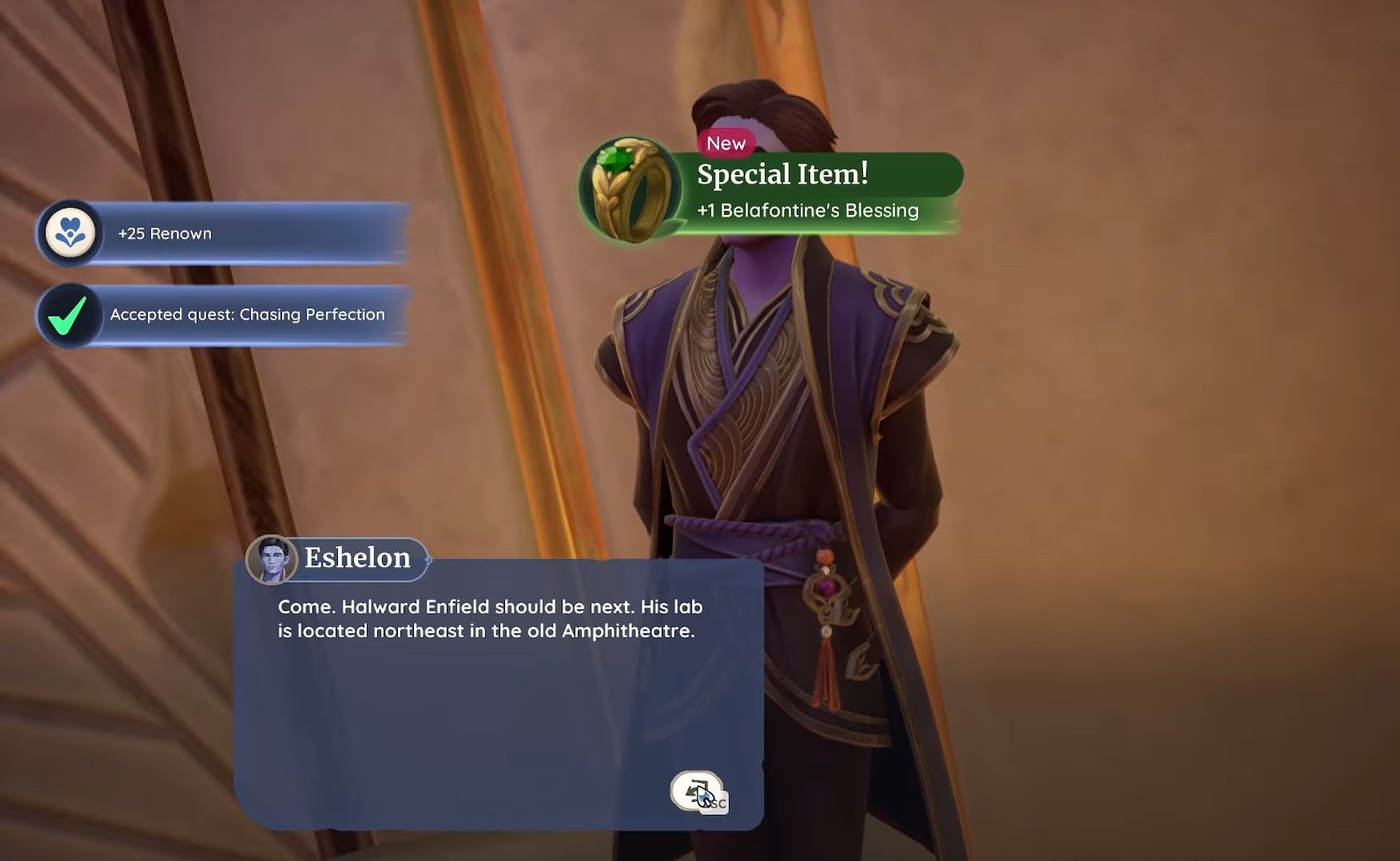 Palia somewhere that's green quest guide