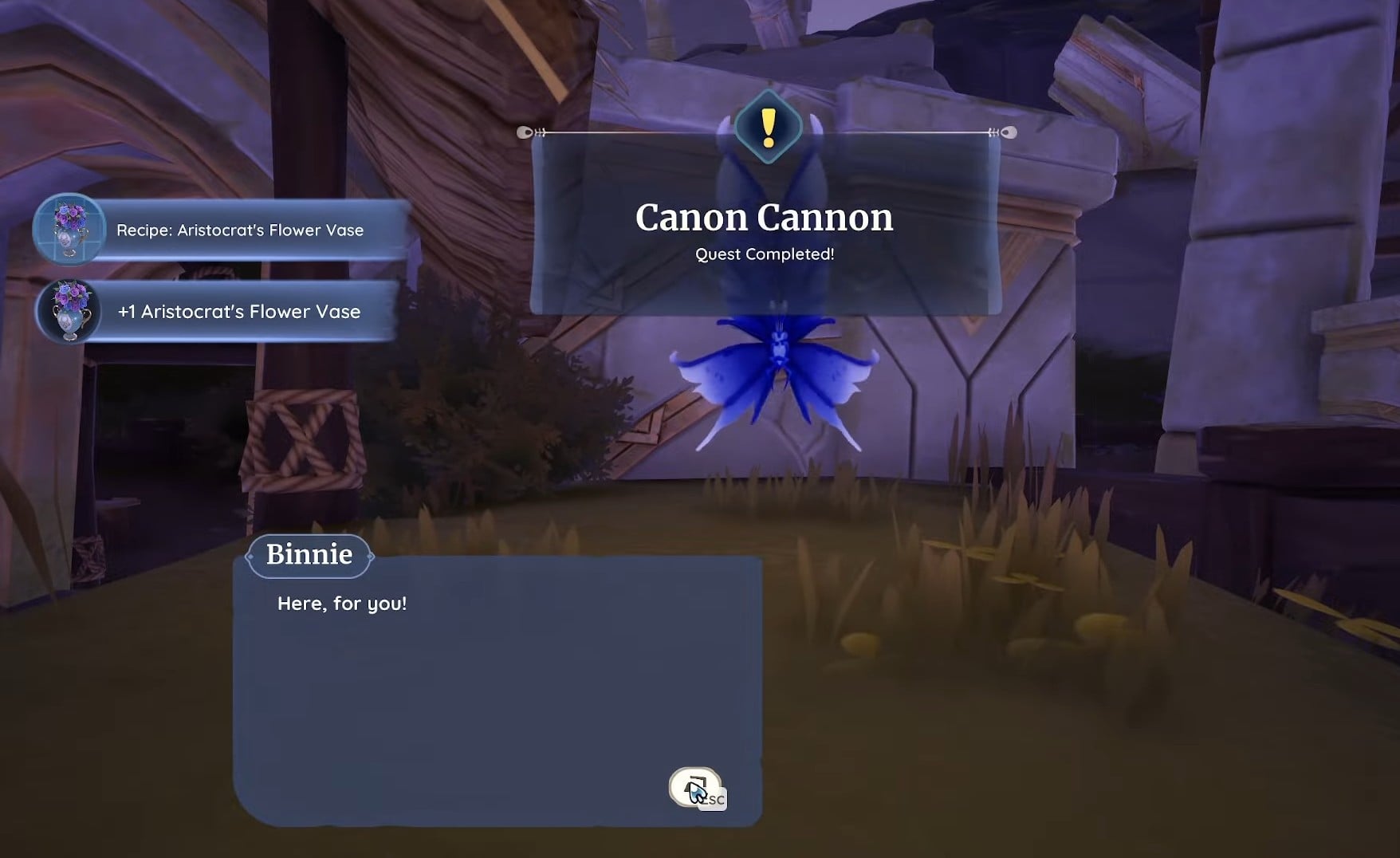 palia canon cannon quest guide