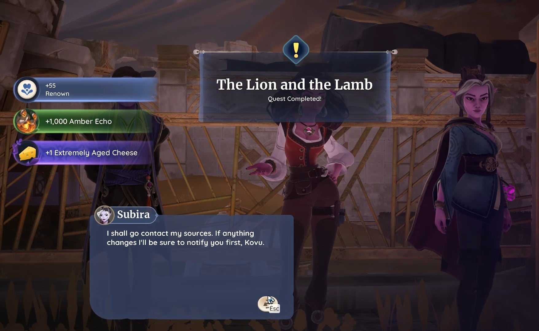 palia the lion and the lamb quest guide