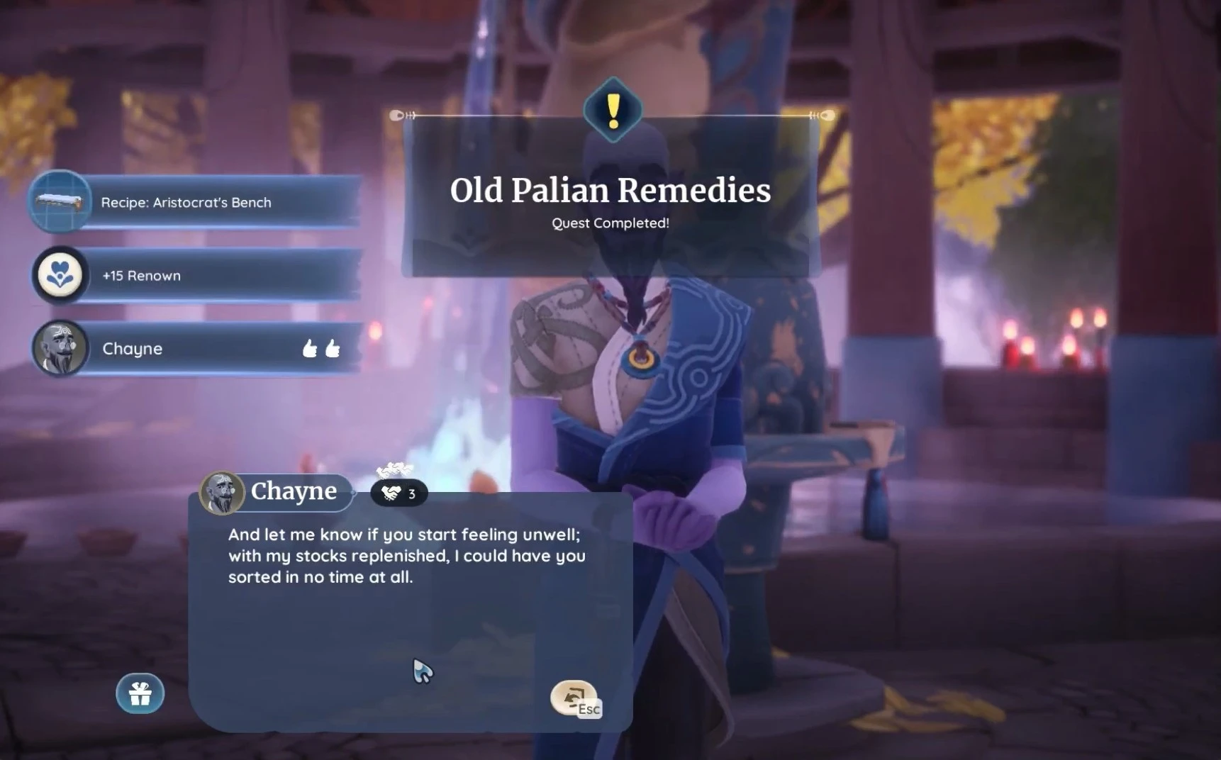 palia old palian remedies quest guide