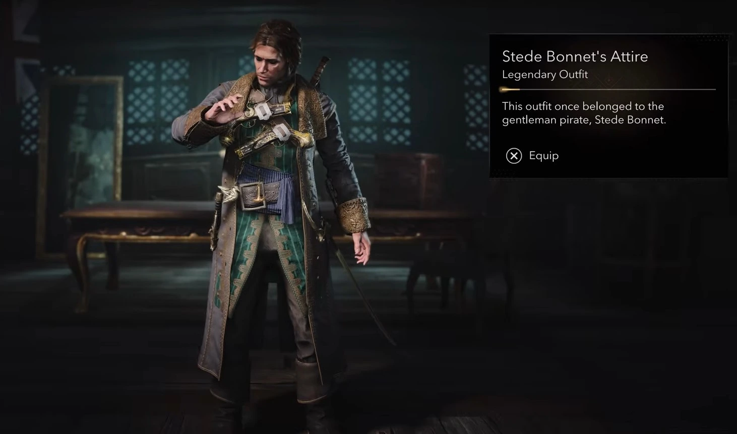 assassins creed black flag resynced where to find stede bonnets attire