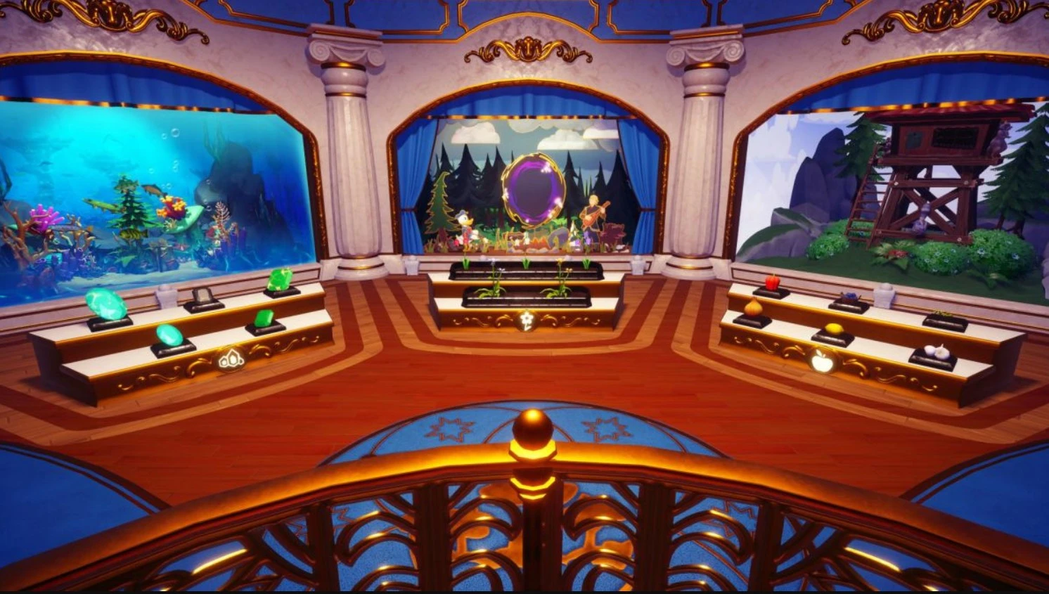 disney dreamlight valley grand exhibition forest of valor room guide
