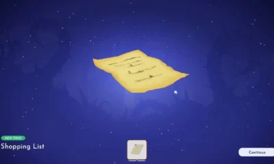 disney dreamlight valley where to find shopping list for the hunny seed stall