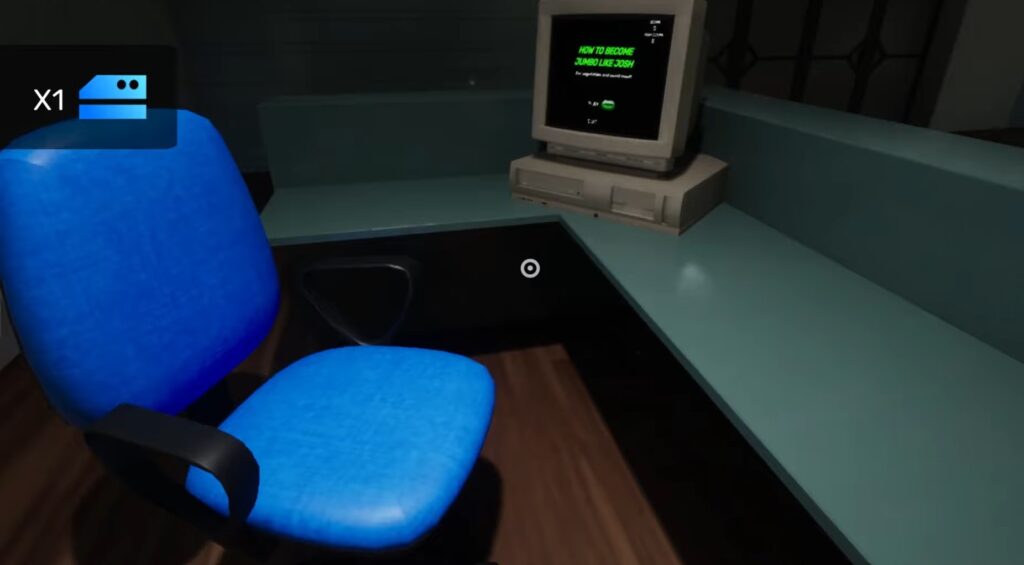 A new minigame at the reception