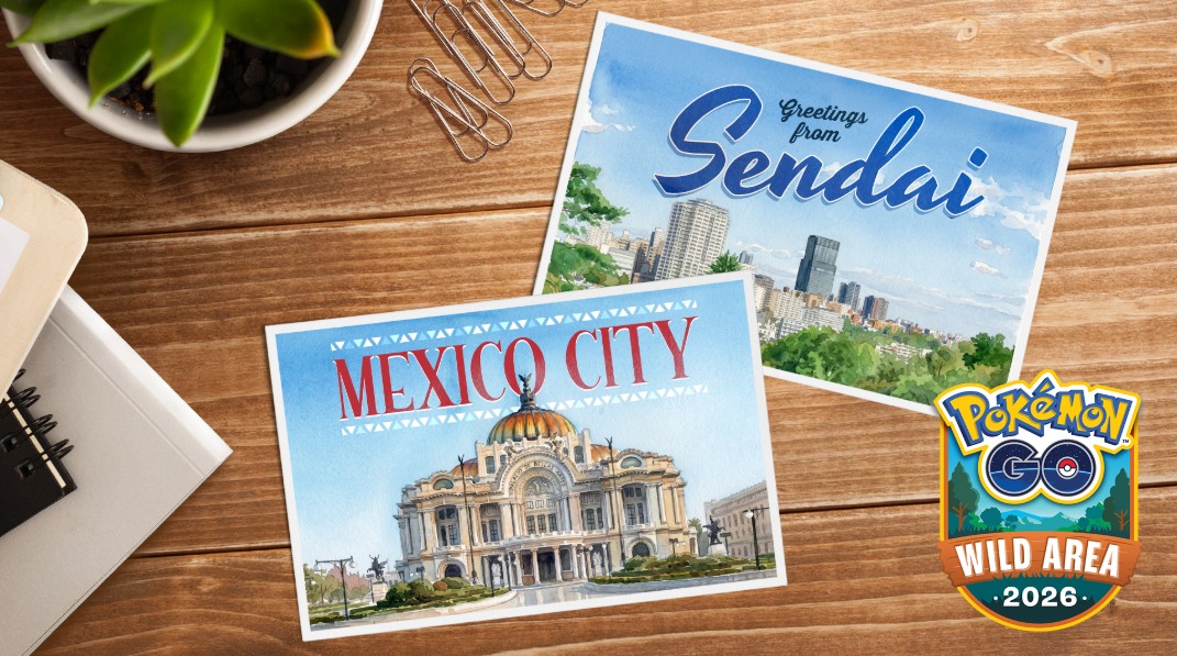 Pokemon GO Wild Area 2026 Event takes place in Sendai, Japan, and Mexico City, Mexico, in November.