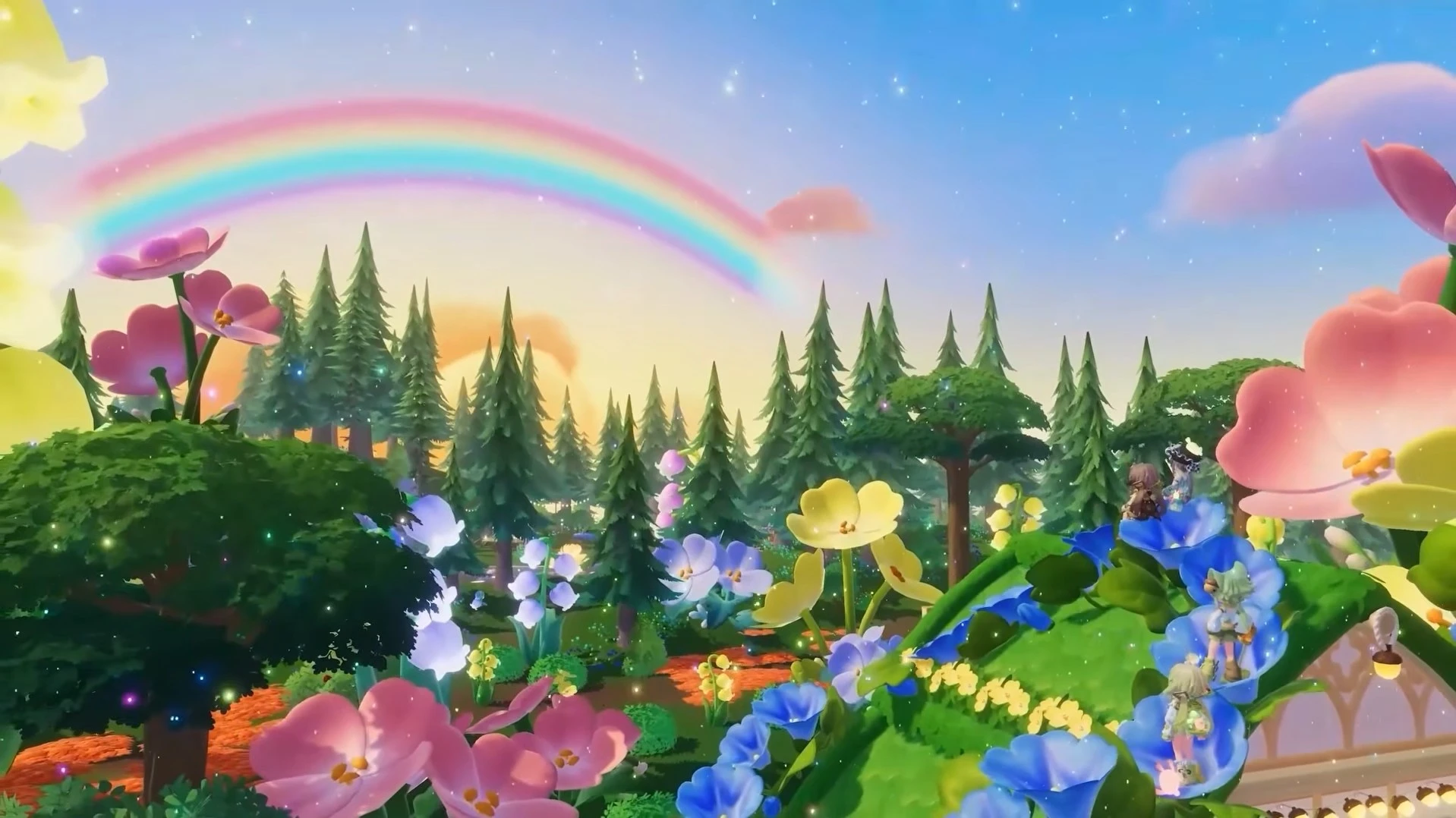 all lost in the forest banner items in heartopia