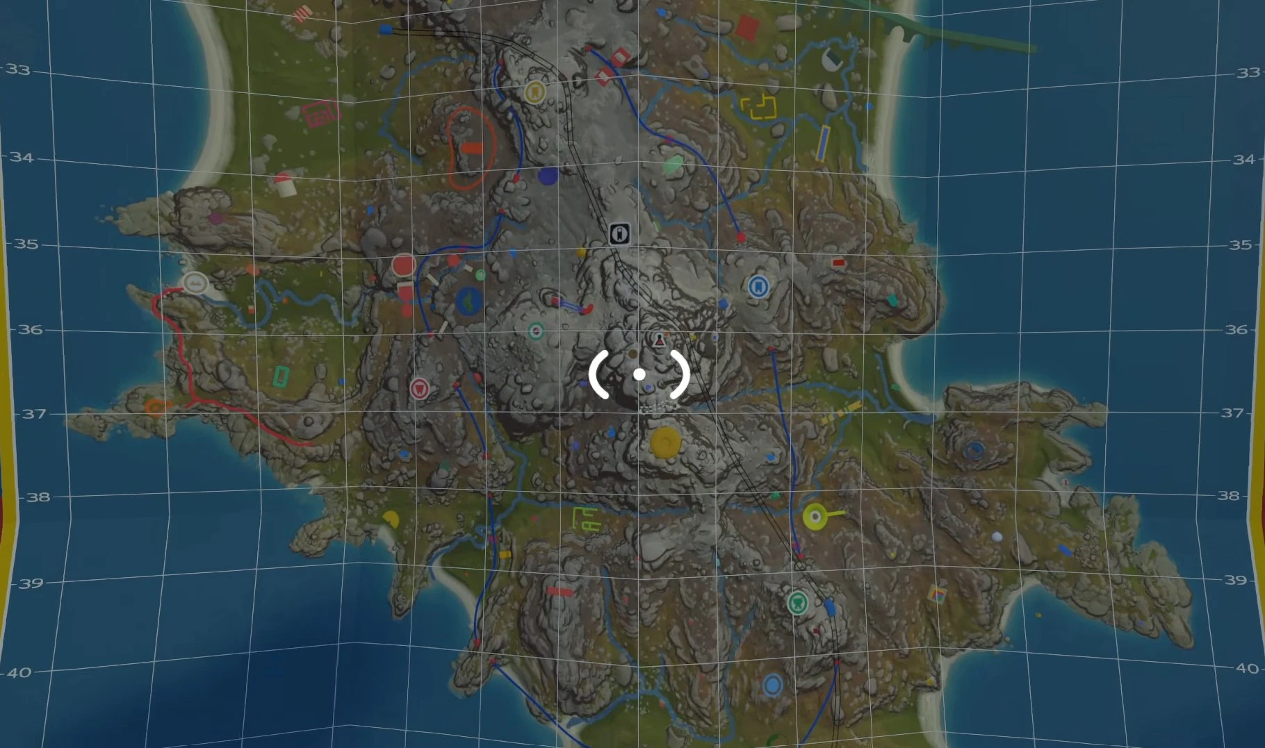 big walk how to get a map