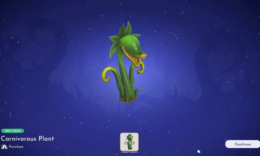 carnivorous plant reward