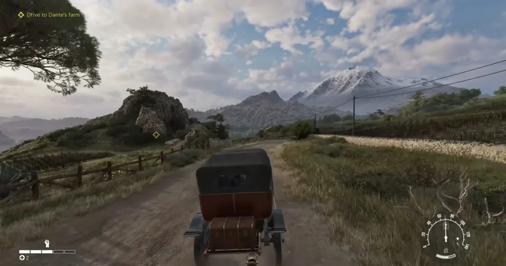 drive to dantes farm