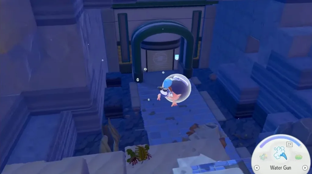 find the entrance to bubbly basin