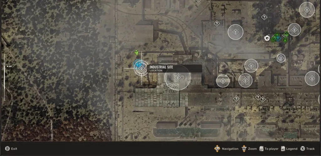 Industrial Site location for Flickering Flare fragment