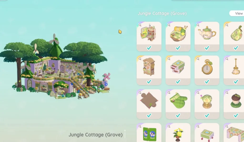 jungle cottage grove card pool items