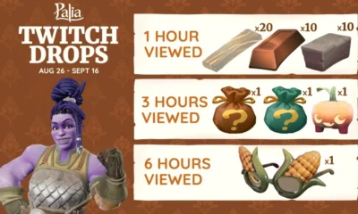 palia new twitch drops for petals and portraits update