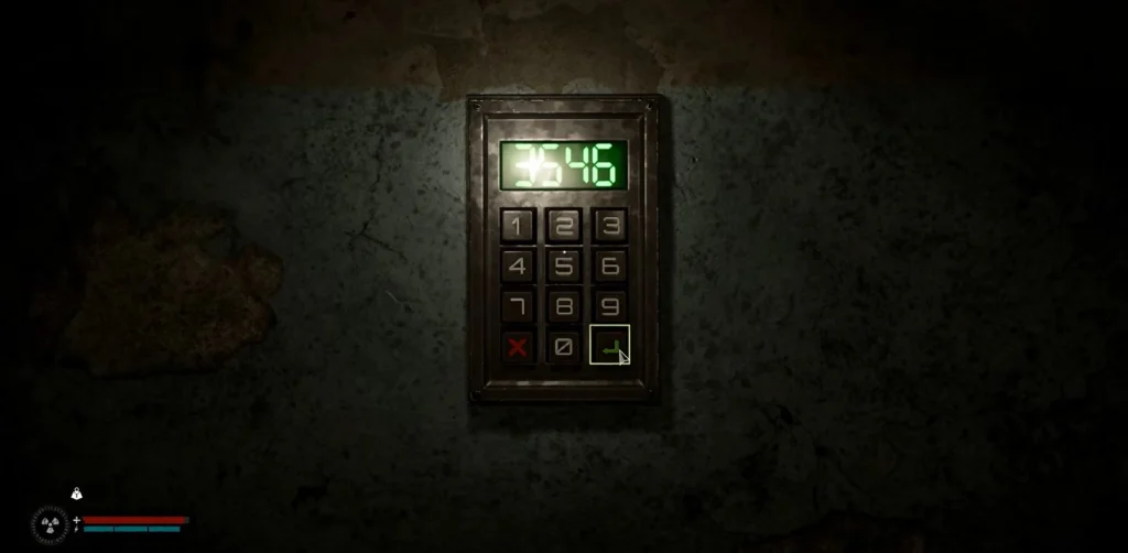 Enter the 3546 code to open the safe in western building