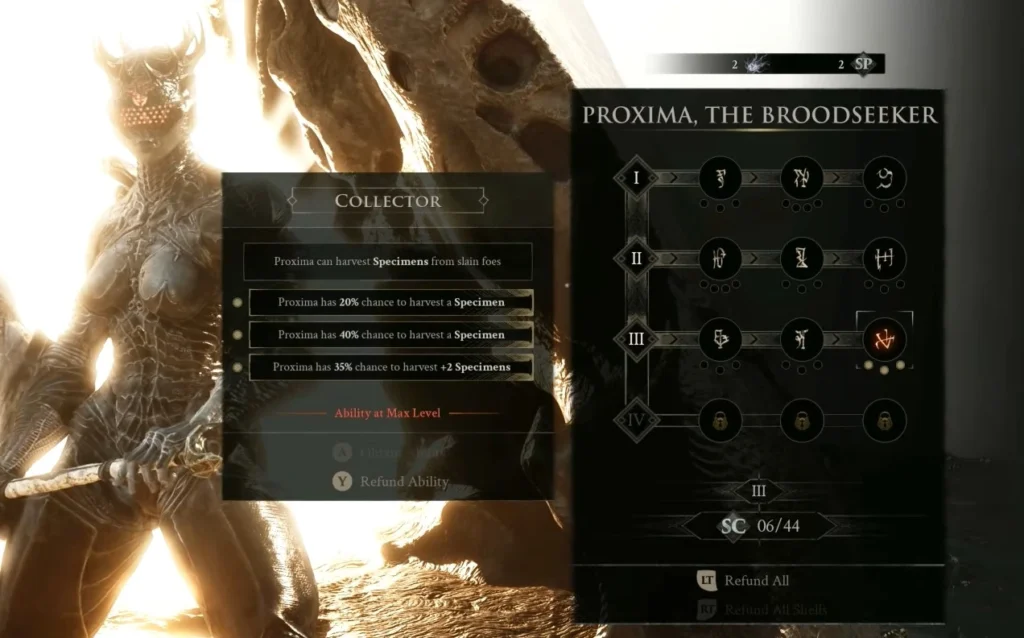 upgrade the collector ability of Proxima