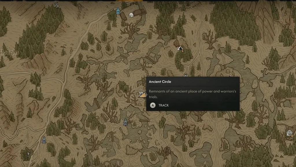 early ancient circle activity location