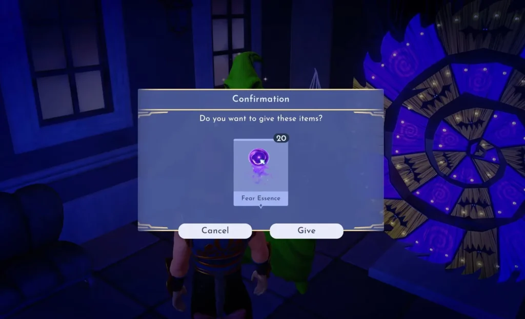 gather Fear Essence and bring it to Oogie Boogie
