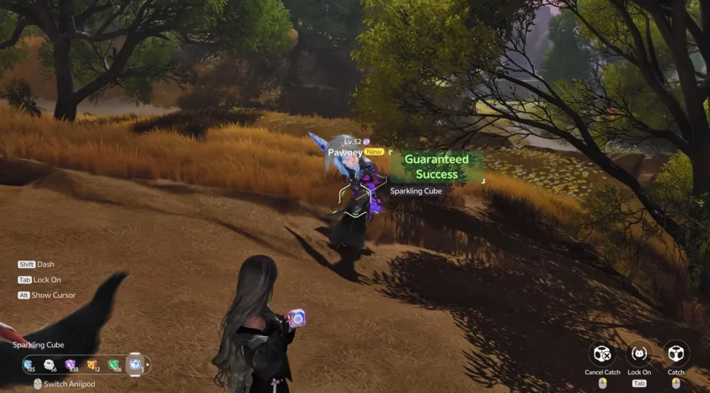 catch the prismana aniimo with the Sparkling Cube
