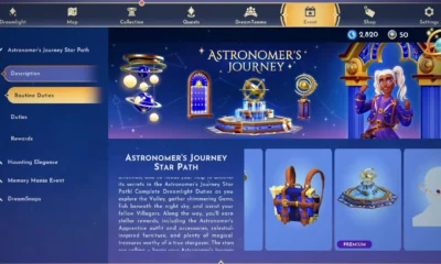 disney dreamlight valley all astronomers journey star path duties