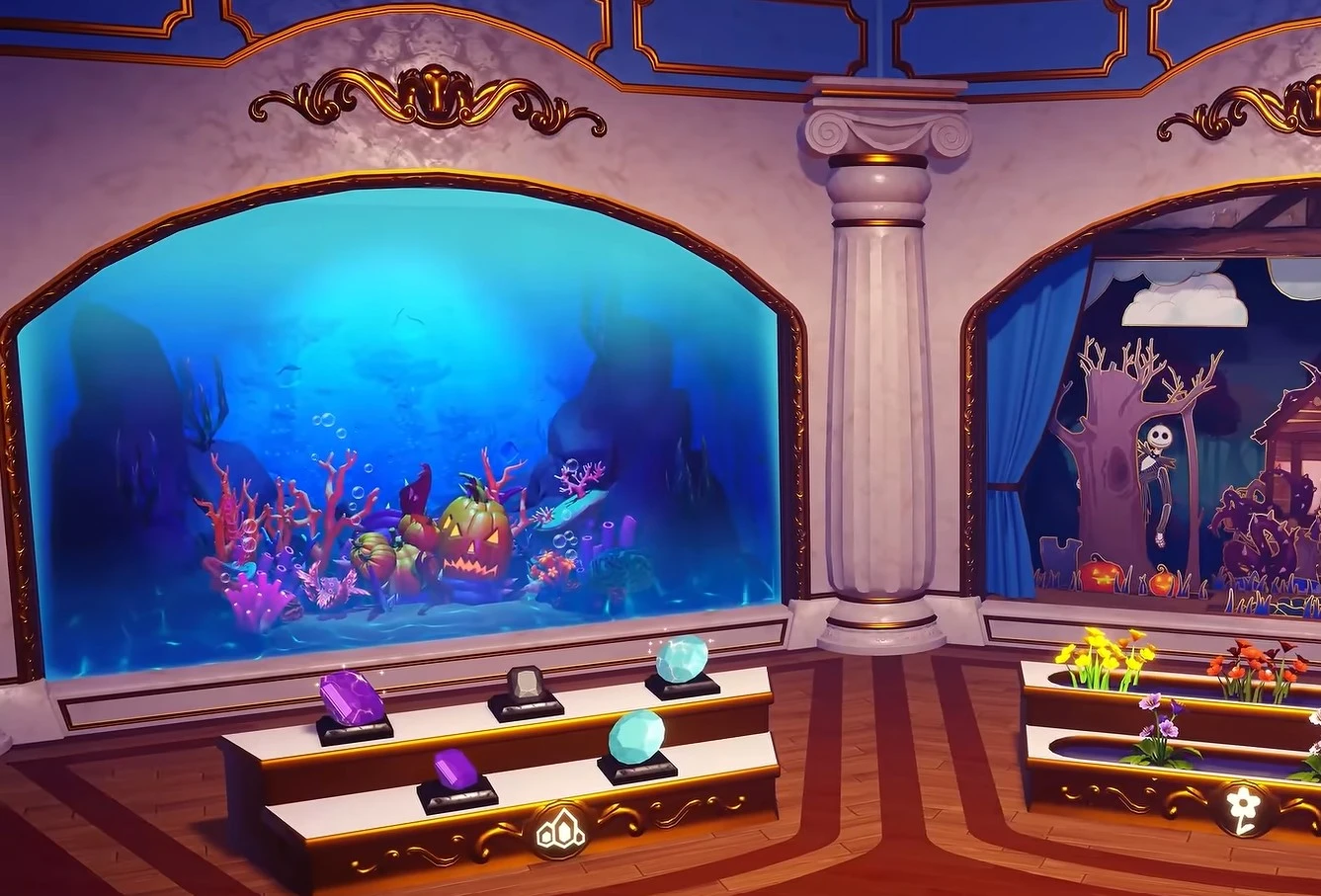 disney dreamlight valley grand exhibition forgotten lands room guide