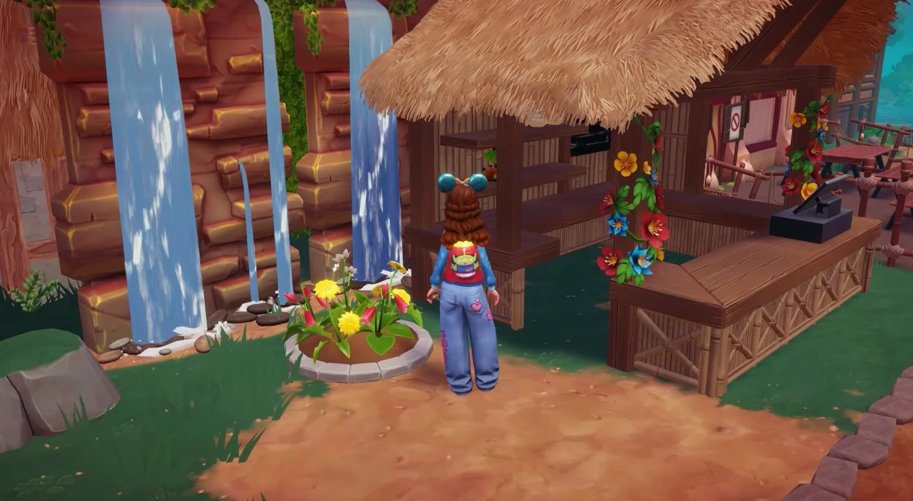 disney dreamlight valley how to solve flower garden restoration puzzle