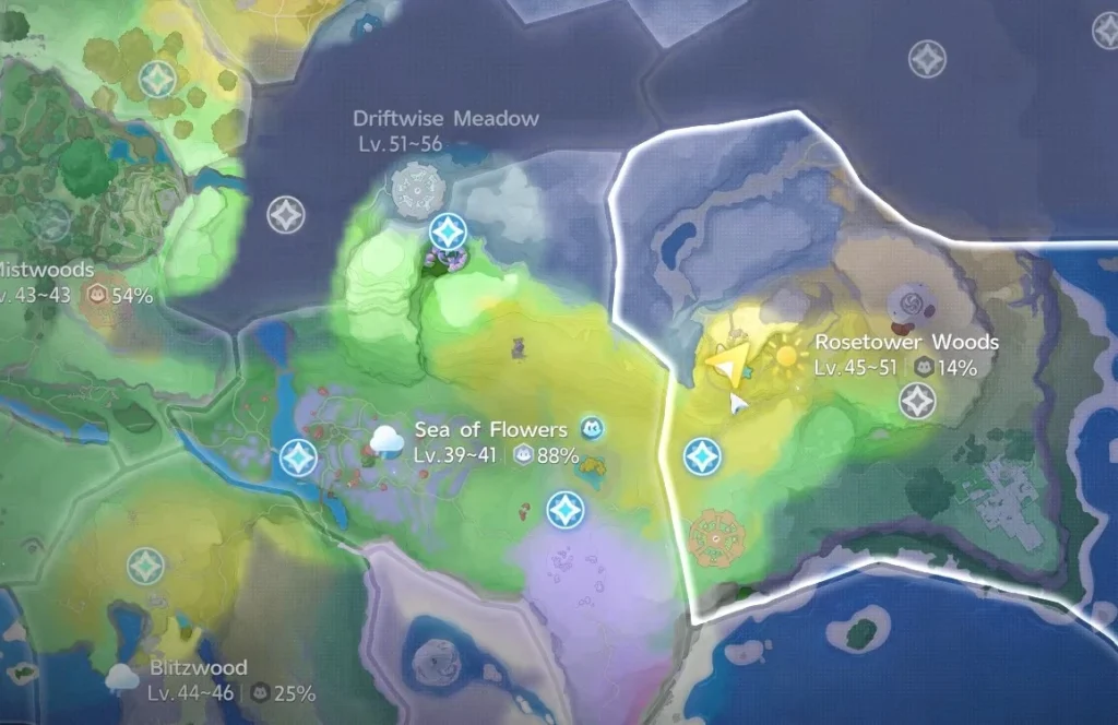 track dazmand in the event screen to reveal the location
