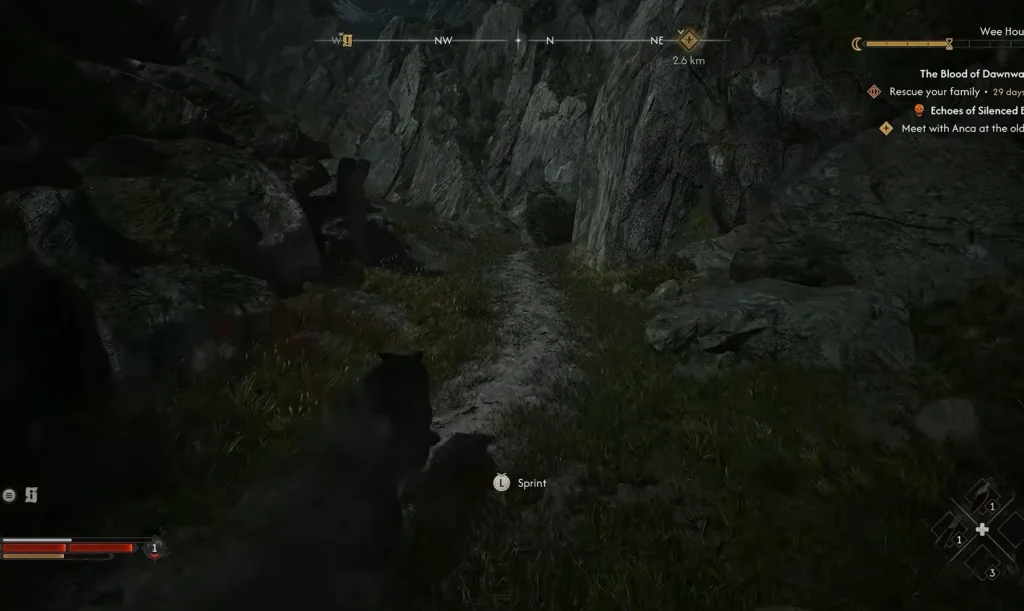 Press the sprint action twice to activate haste