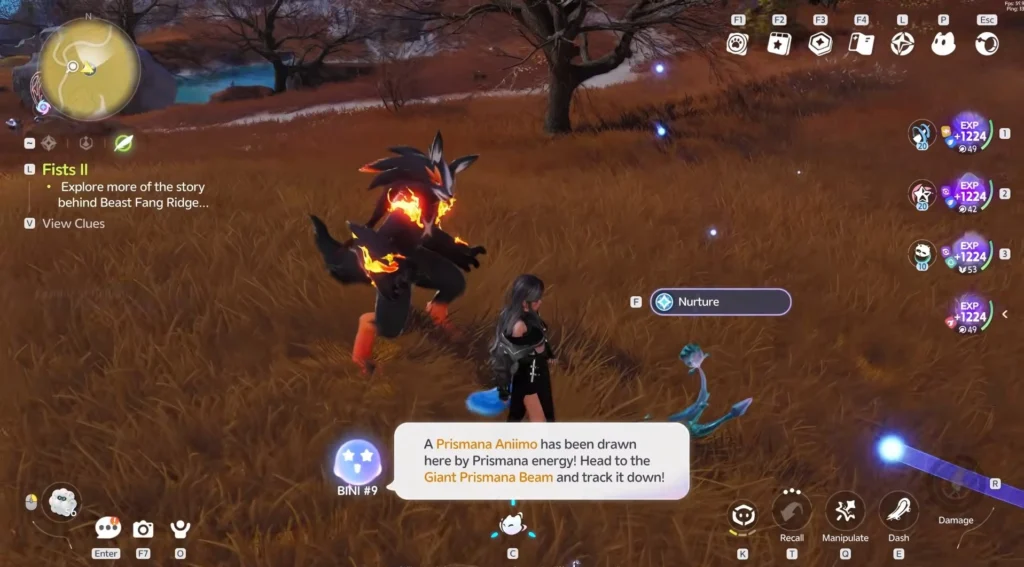 increase the prismatic energy until prismana aniimo spawns