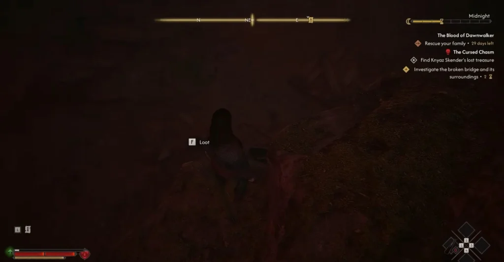 get close to the carriage to get the loot prompt