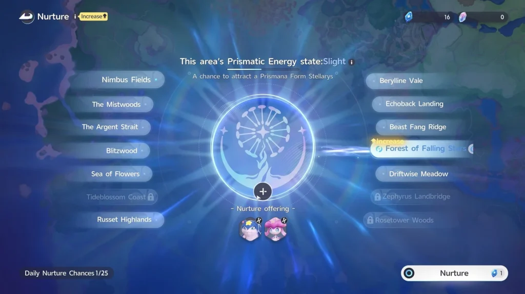 nurture the bloom to trigger the wild surge for an umbral aniimo to spawn