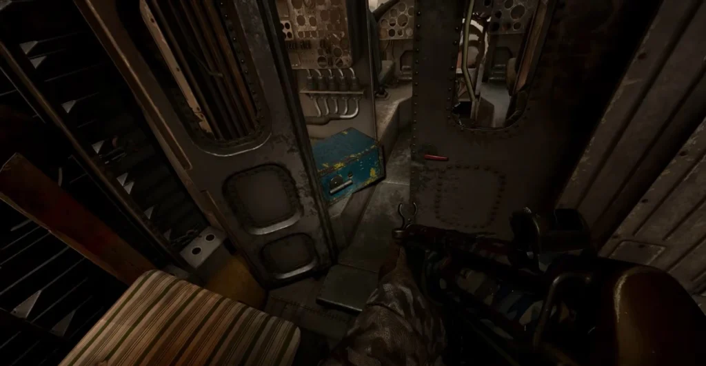 loot the map from the chest inside the helicopter