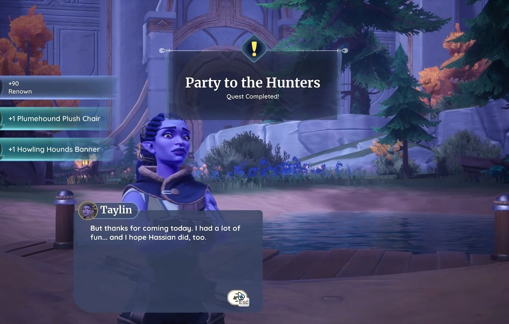 palia party to the hunters quest guide