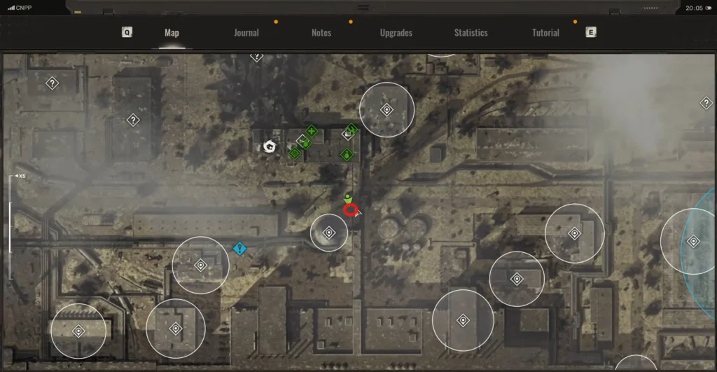 take the portal to turbine hall floor to reach the crashed helicopter