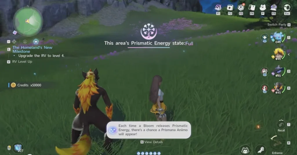 reach the full state of prismatic energy to trigger the Prismana Flow