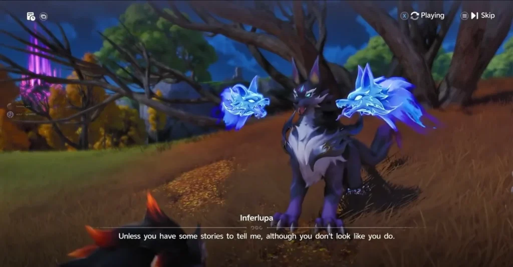 defeat inferlupa and speak with it