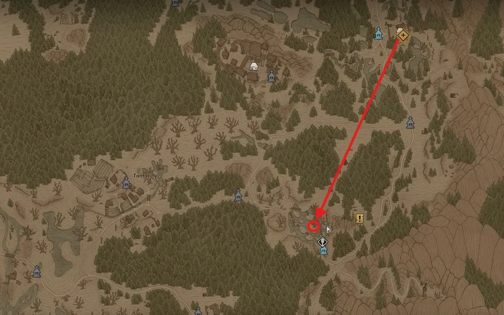 Tantari Woods location