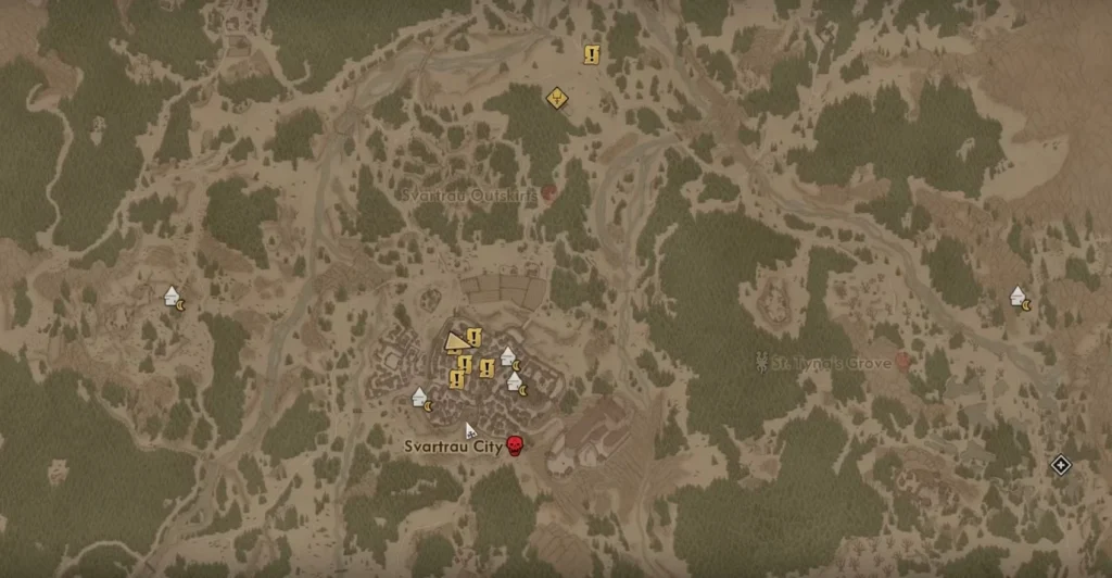 tavern location in Svartau City, speak with Innkeeper to initiate the quest