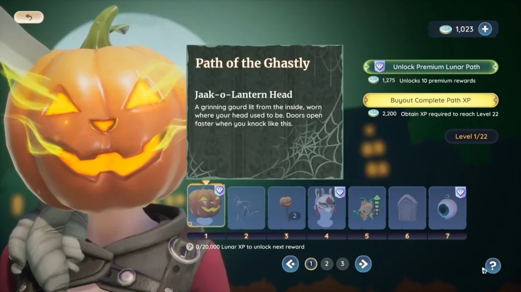 All Rewards in Path of the Ghastly in Palia