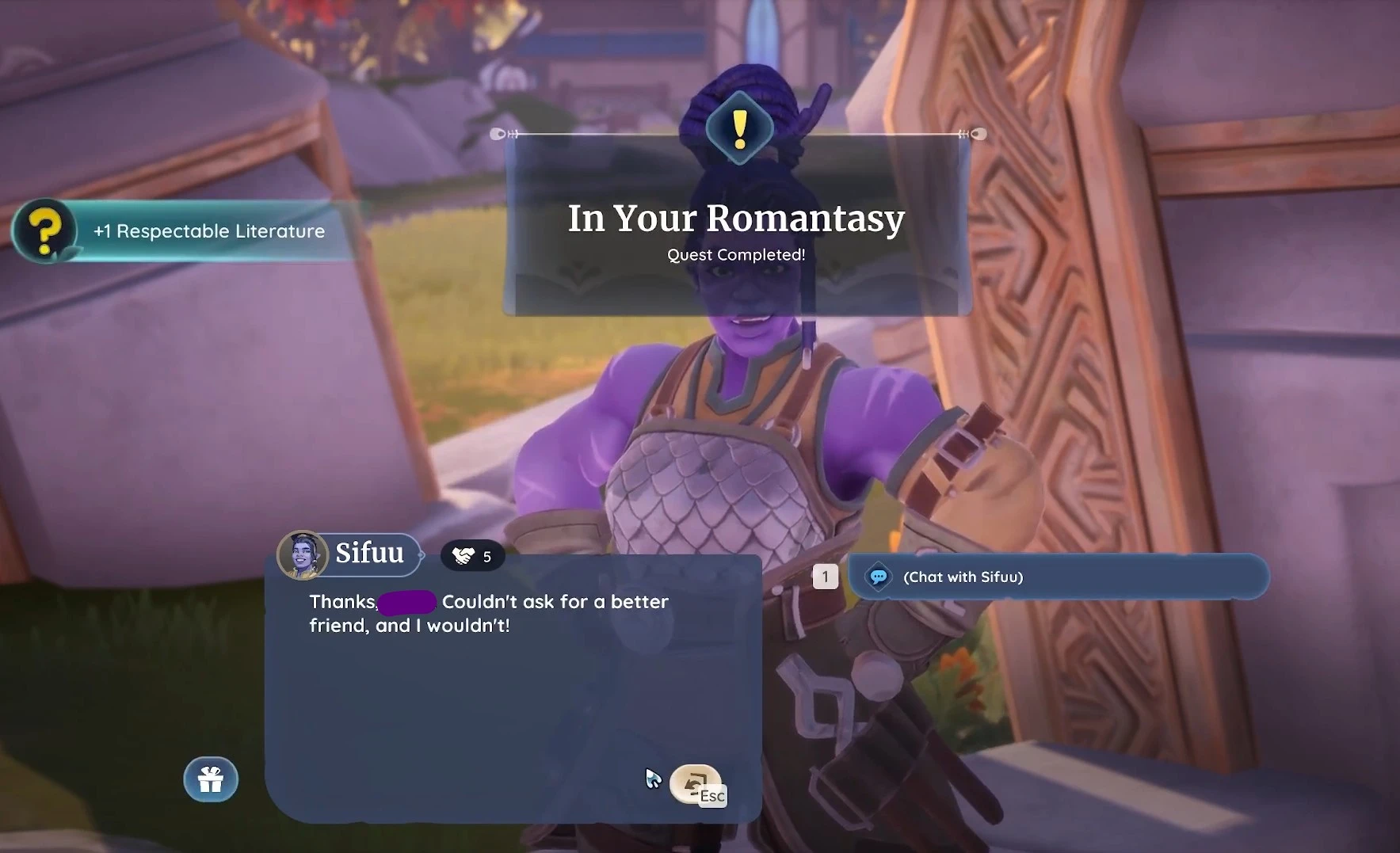 palia in your romantasy quest guide